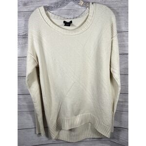 Calvin Klein Jeans Sweater Womens Medium Relaxed Knit Pullover Long Sleeve